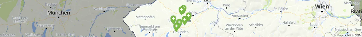 Map view for Pharmacies emergency services nearby Aichkirchen (Wels  (Land), Oberösterreich)